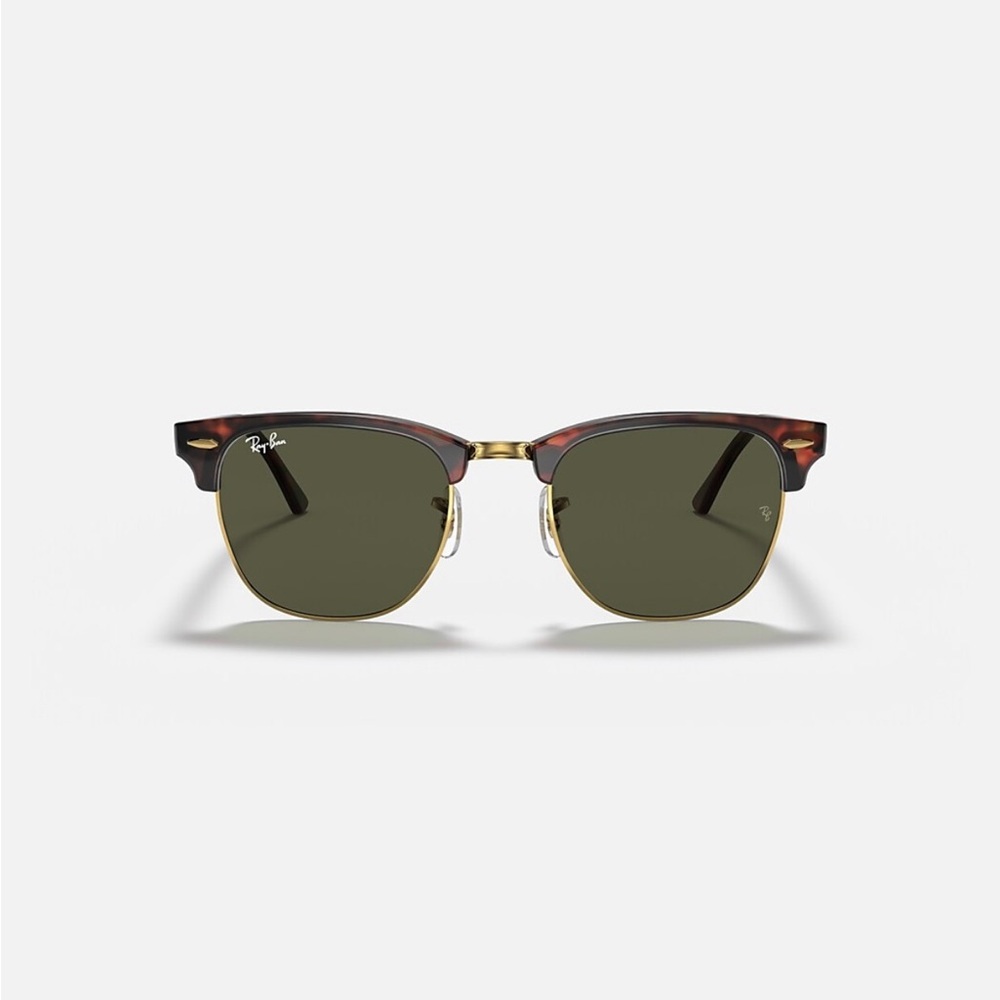 Ray-Ban Clubmaster Classic Sunglasses - Tortoise and gold frames